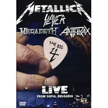 CD-ROM Metallica/Slayer/Megadeth/Anthrax: The Big 4, Live from Sofia, Bulgaria Book