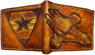 Firefly Alliance Wallet, 3D Genuine Leather Wallet, Hand Carved, Leather Carving Wallet, Handcrafted Legend of Zelda Wallet