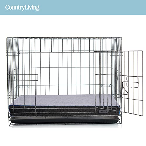 Silver Paw Country Living Cooling & Warming Dog Bed For Small To Medium Dogs, Reversible Beds For Pets, Dog's Sofa Couch With Faux Fur Lining, Small #TOP7