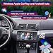 Liulbobu Car Stereo for BMW E46 3 Series 1999-2004 Compatible with Wireless Carplay/Android Auto, 7 inch Radio with IPS Touch Screen/Bluetooth/Mirror Link/FM/AM/USB/High Power/RDS/SWC/DSP