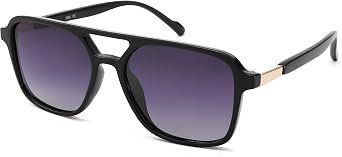 Retro Sunglasses for Women Men, Polarized Trendy Rectangle Shades