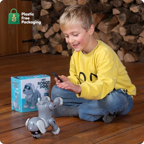 TEVO Robot Dog - Remote Control Dog Toy For Kids - Dancing, Singing, Smart Stunt Dog - Interactive Robotic Pet For Boys or Girls Age 3 + - Image 2