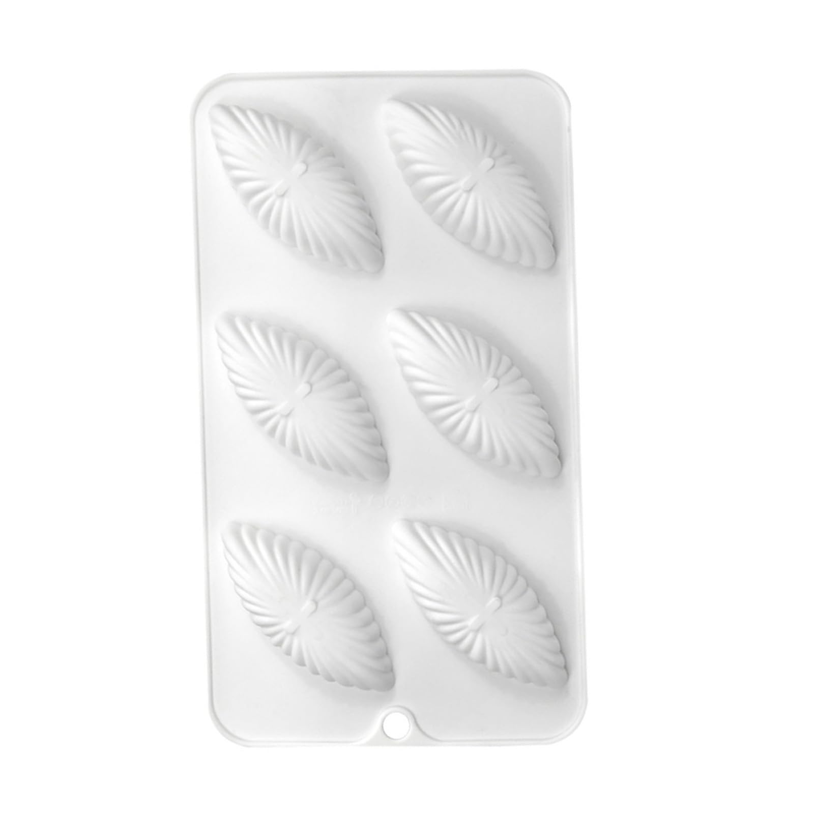 MALSSE 6Cavity Seashells Silicone Molds Fondants Chocolate Molds Cake Dessert Kitchen Bakings Supplies Nonstick Fondants Christmas Silicone for Cake Decorating Tool