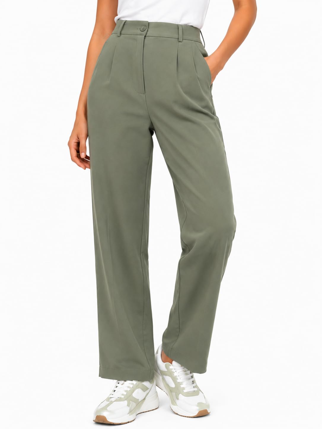 Dennis Lingo Women Trouser | Korean Pants | Trending Trousers for Women | Cotton Trouser in neutral