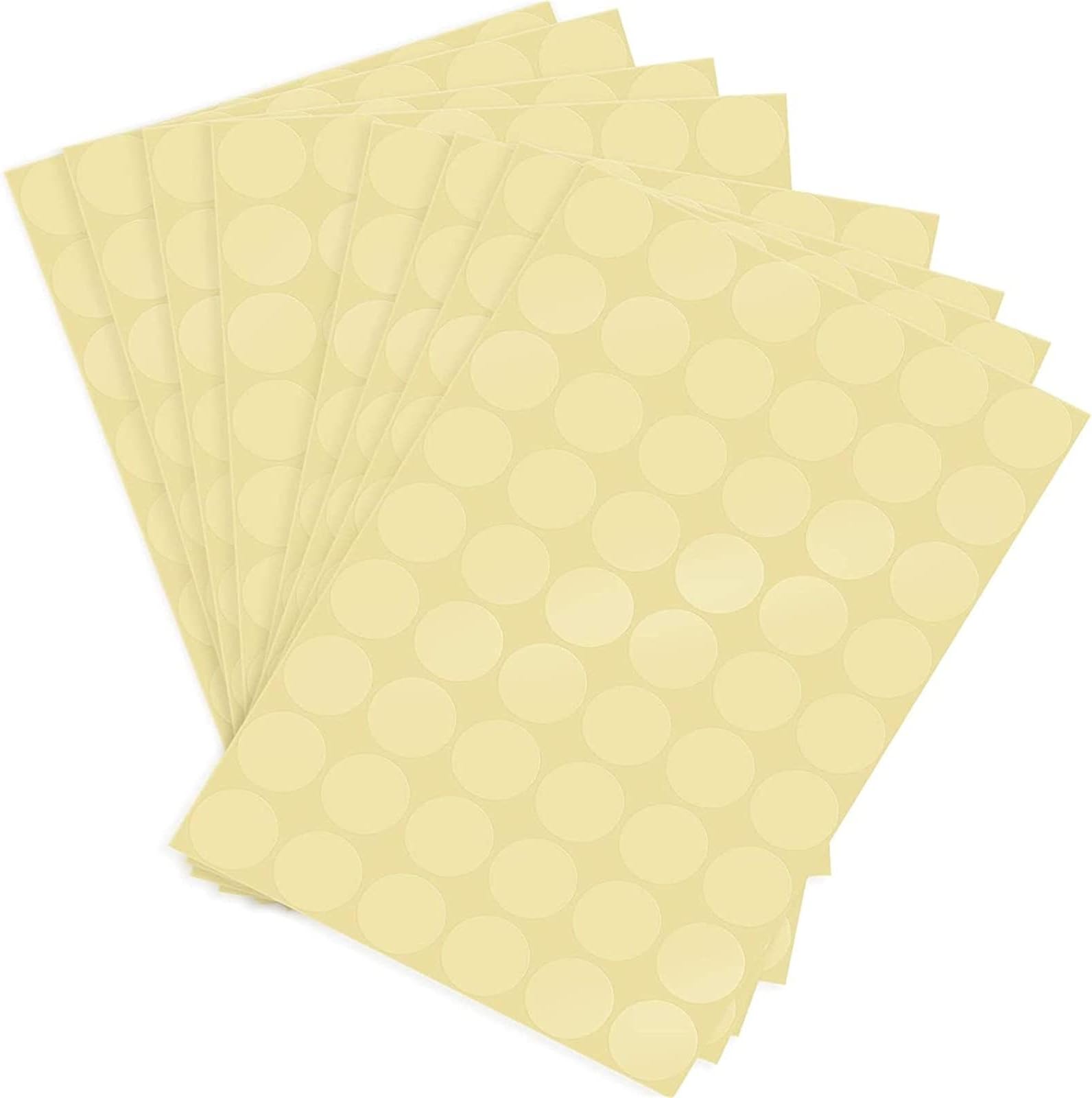 2000 Pieces 25 mm Clear Retail Package Round Clear Seal Labels Clear Adhesive Stickers Round Envelope Stickers, Transparent (Style A)