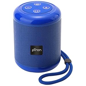 pTron Quinto 5W Wireless Bluetooth 5.0 Speaker with Dynamic Sound, 6Hrs Playtime, Mini Outdoor Speaker with 3.5mm Aux…