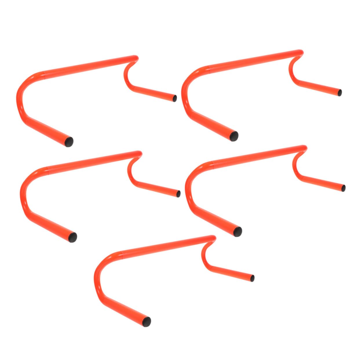 UPKOCH Vallas de Agilidad Infantiles Naranja, Juego de 5 Piezas de 15cm