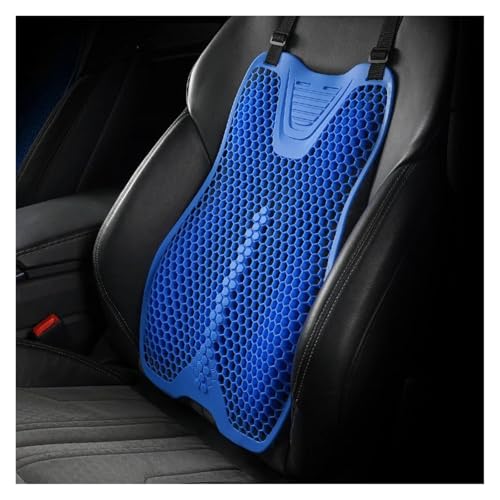 Funda para asiento de coche universal antideslizante con cojín transpirable azul oscuro