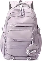JMSUN Mochila Impermeável Feminina Mochila leve e fofa para mulheres, mochila para laptop de viagem casual mochila para computador de casal