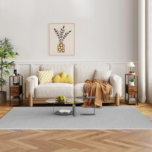 Tutotak Set Of 2 Small Narrow End Table With Charging Station thumb #8