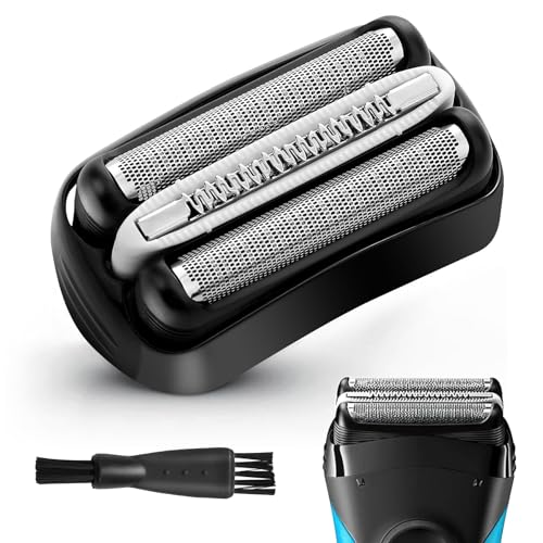Testina di Ricambio Per Braun Series 3 (32B), Testine di Ricambio Series 3 32b, Compatibile Rasoio Serie 3 Proskin Rasoio Elettrico Serie 3 Ricambi Rasoio con Lame Flessibili (Not original)