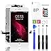 Screen Replacement for iPhone 8 Plus White 5.5 inch 3D Touch LCD Screen Digitizer Replacement Frame Display Assembly Set with Repair Tool Kit (iPhone 8 Plus Screen, White)