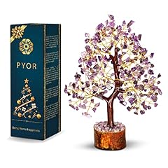 Amethyst Tree Golden Wire