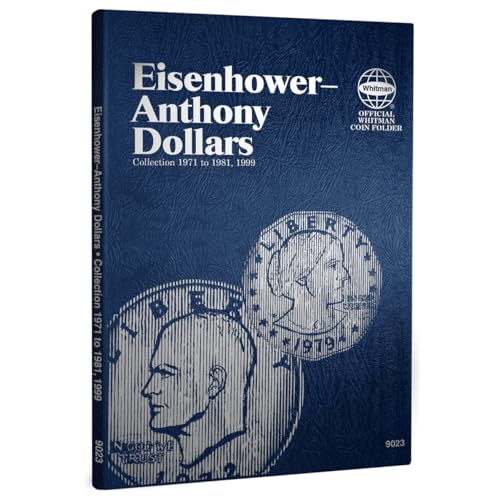 Whitman Coin Folder U.S. Eisenhower and Susan B. Anthony Dollars 1971 – 1999 #9023