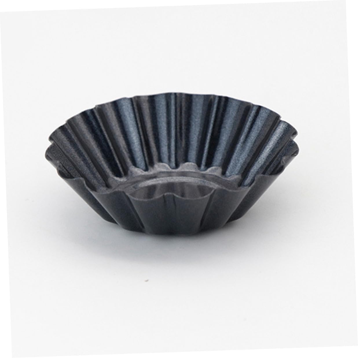Mobestech Carbon Steel Egg Tart Molds Tart Baking Cups 7.5cm Large Pink Food-grade Silicone Brush for Home DIY Baking