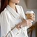 GEN:ZAI Reloj de pulsera analógico clásico para mujer con números romanos Imagen de GEN:ZAI Reloj de pulsera analógico clásico para mujer con números romanos