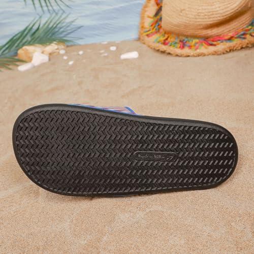 Image of DREAM LAKE Men's Sport Slide Sandals, Flexible Midsole, Casual Beach Slides