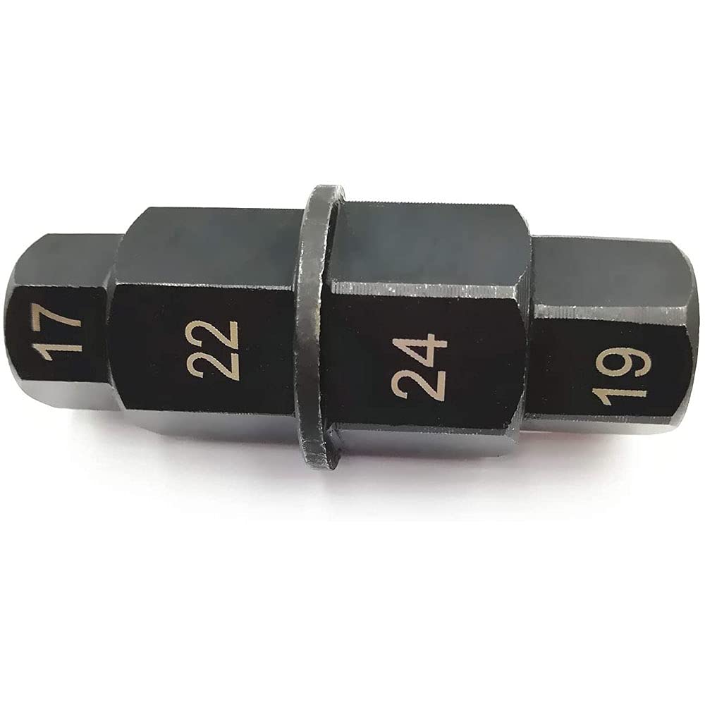 Outil D'essieu Hexagonal Pour Roue D'essieu Avant De Moto - Outil D'adaptateur De Douille D'outil D'essieu Hexagonal 17mm 19mm 22mm 24mm
