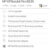 Impresora multifuncional inalámbrica HP OfficeJet Pro 8135, todo en uno a color con inyección de tinta, imprime, escanea, copia, fax, alimentador automático de documentos, impresión a doble cara, ideal para oficina en casa, incluye prueba de 3 meses de Instant Ink, con capacidad de IA (C2VK1A) 4