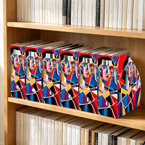 Boîtes de rangement documents pliables pour trier les papiers de bureau - 7