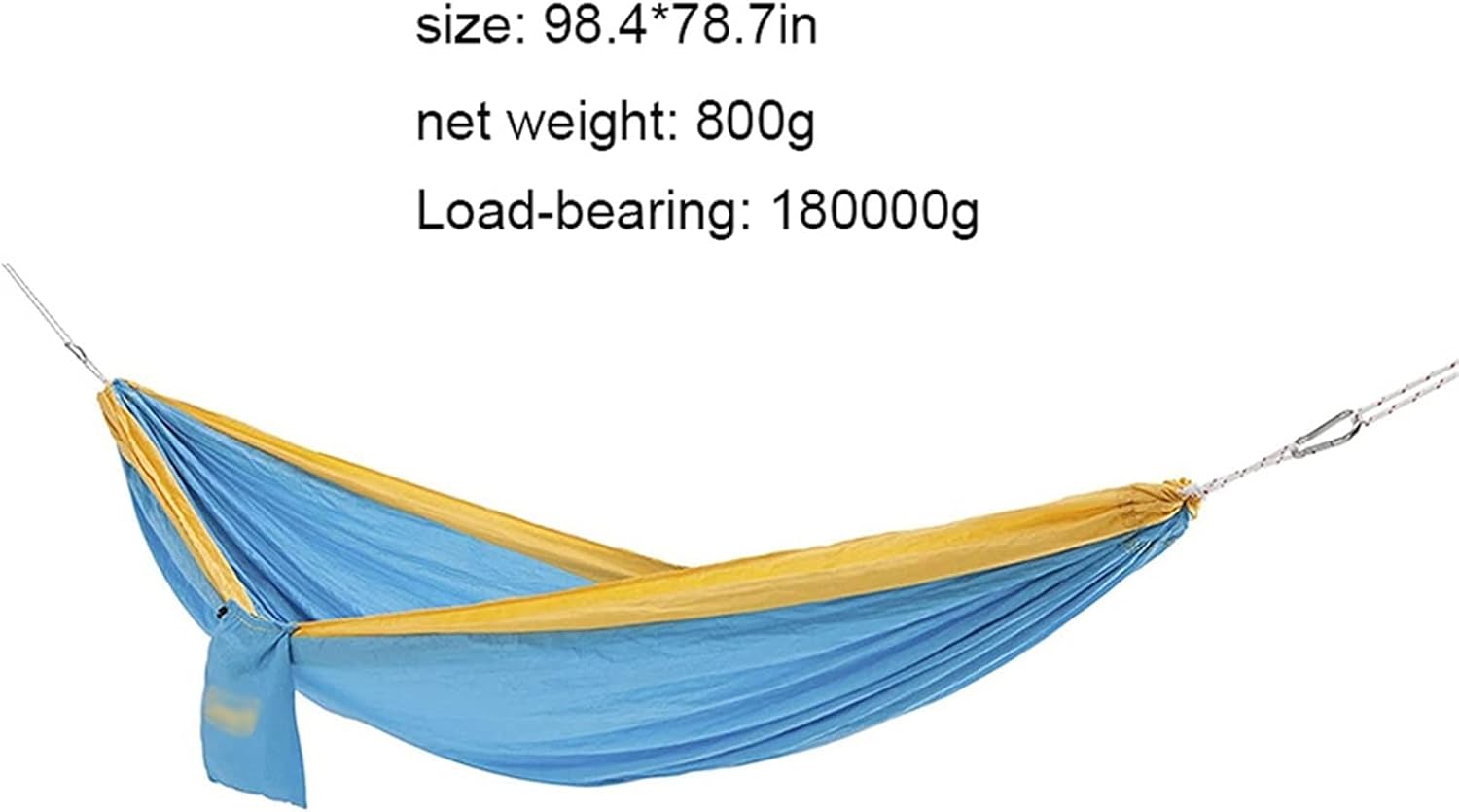 Trapeze Single Double Outdoor Portable Hammock Swing Leisure Camping Hammock Family Indoor and Outdoor Hanging Chair Swing (98.4x78.7 Inches) Swings