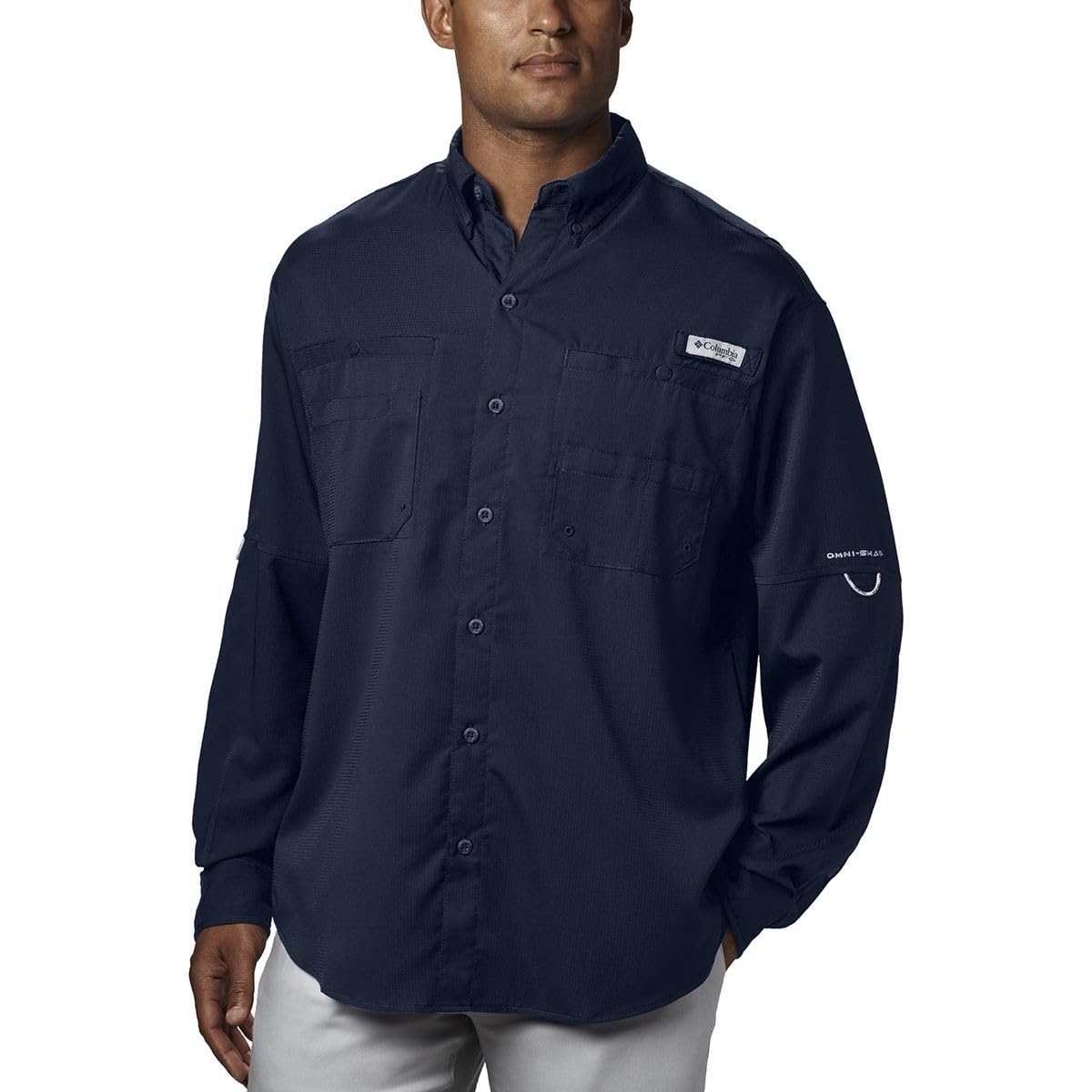 Tamiami™ II L/S Collegiate Navy XS
