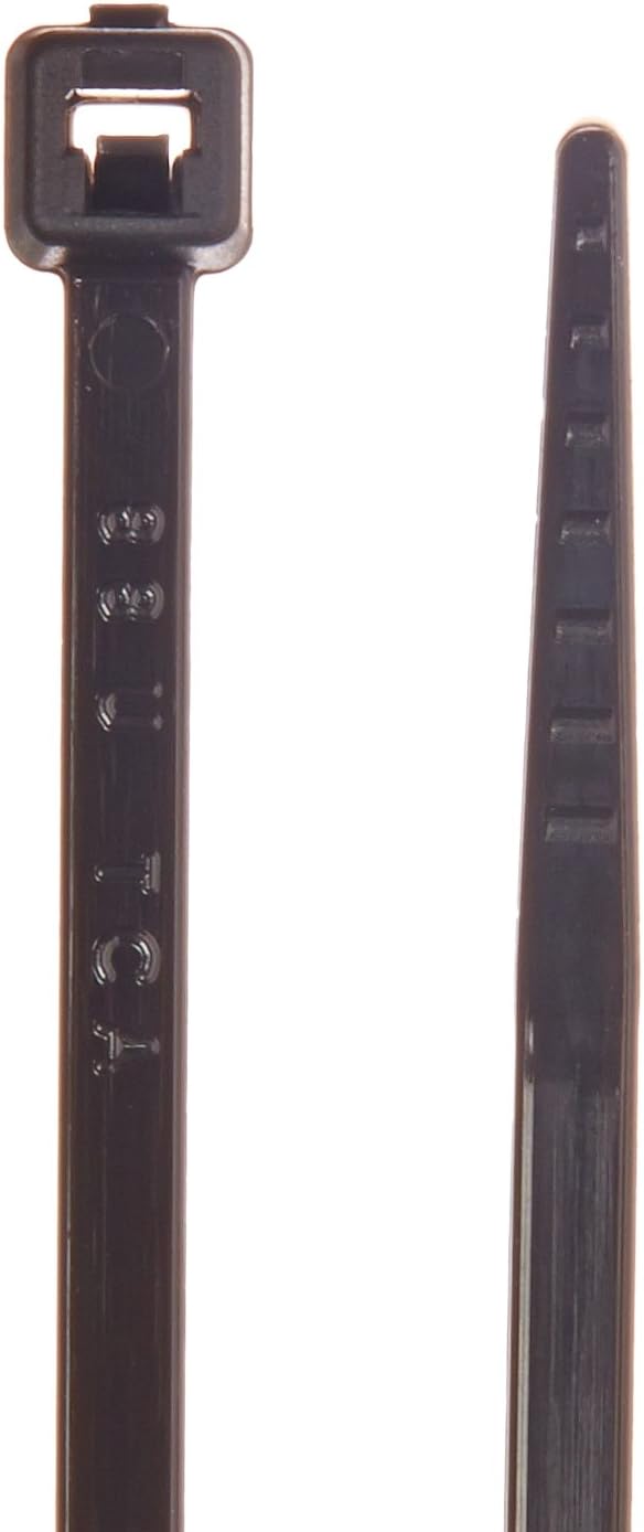 HellermannTyton T50R2M4UL Cable Ties - 8 Inch Red UL Rated Zip Ties 1000 Pack