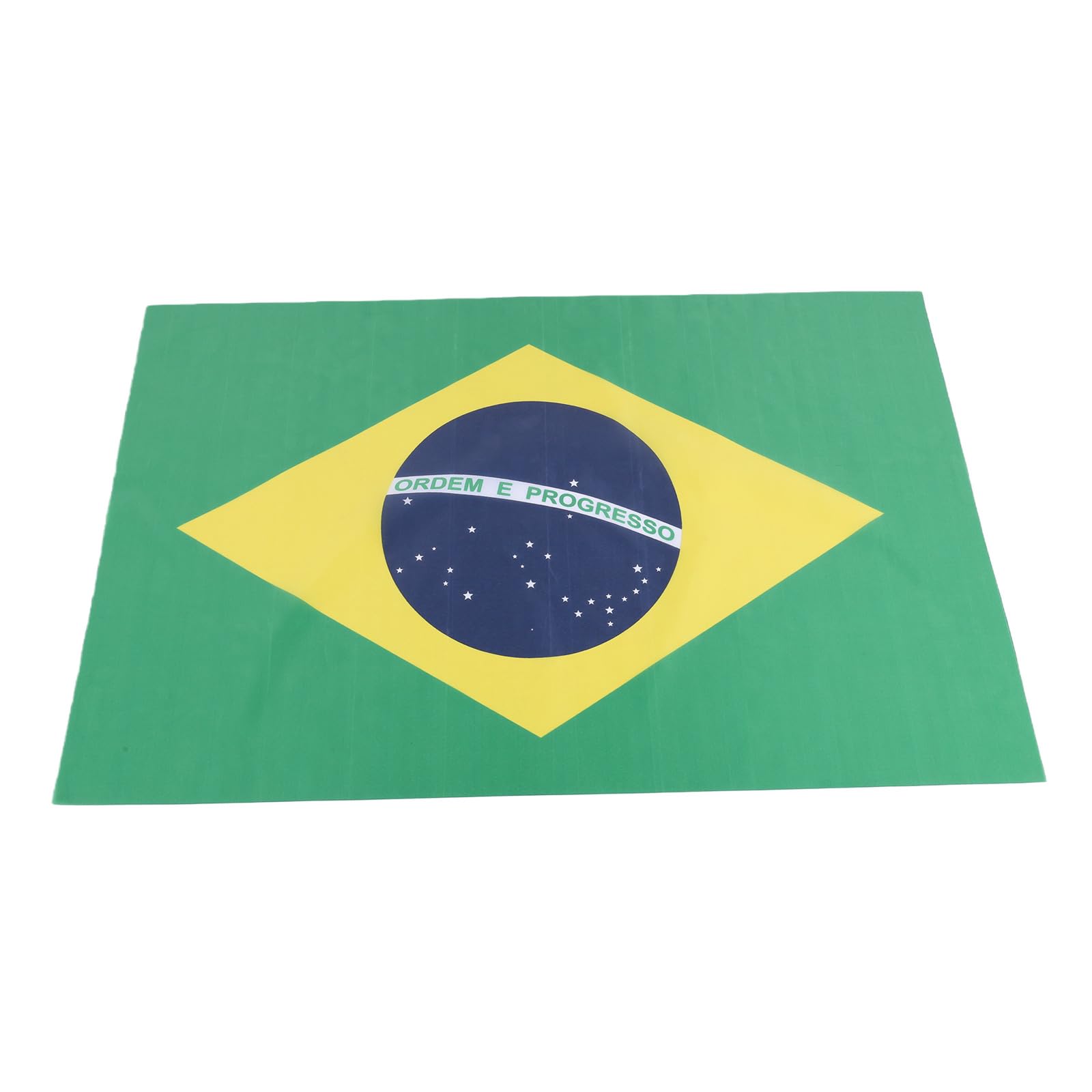 Paquete de 6 accesorios de apoyo deportivo con lentes de sol, bufanda y pintura facial, kit de animación para estadio fútbol (Brasil)