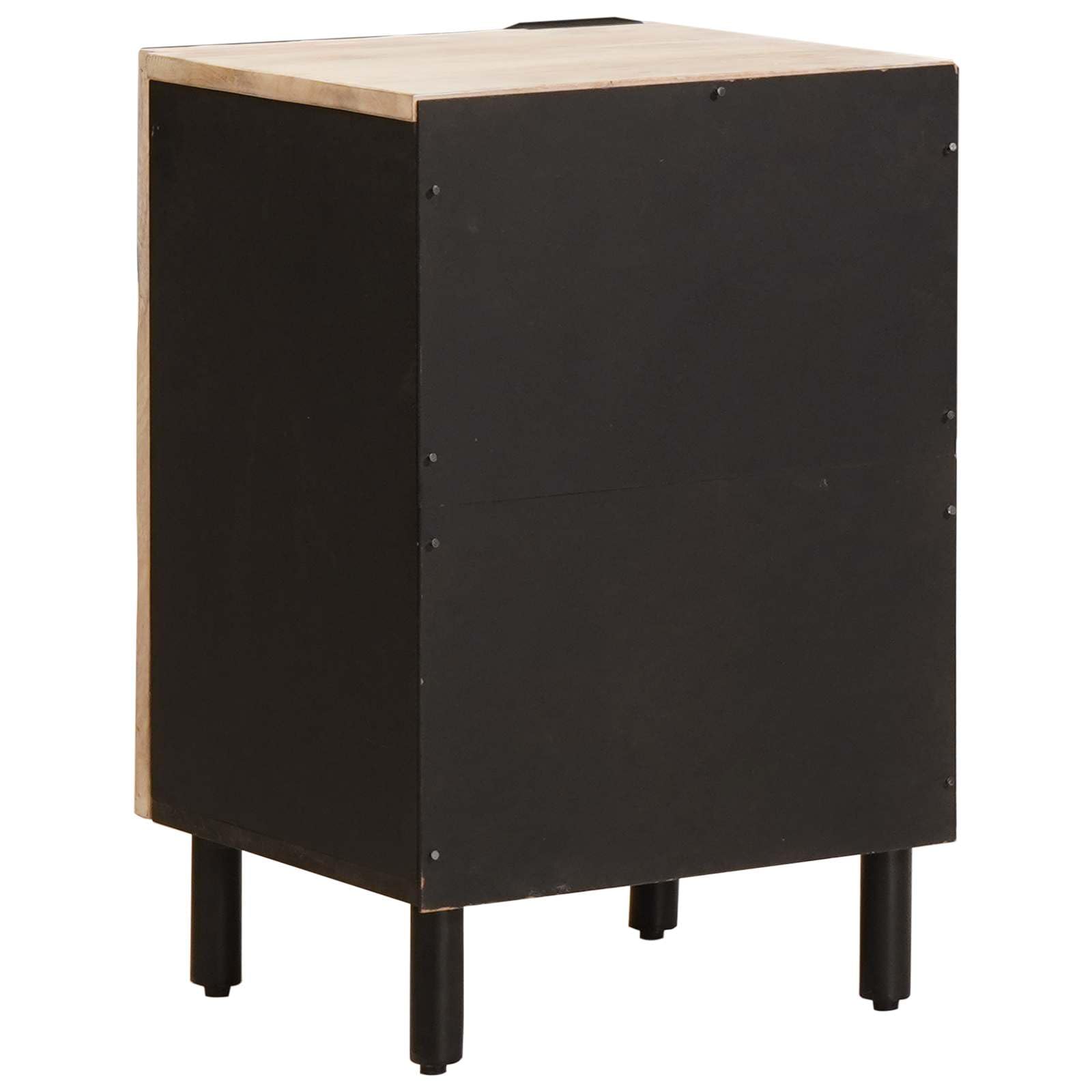 Armoire de Salle de Bain Blanche compacte 38 x 33 x 58 cm en Bois de manguier Massif avec étagère Porte pour Rangement intérieur dans buanderie ou Salle d'eau