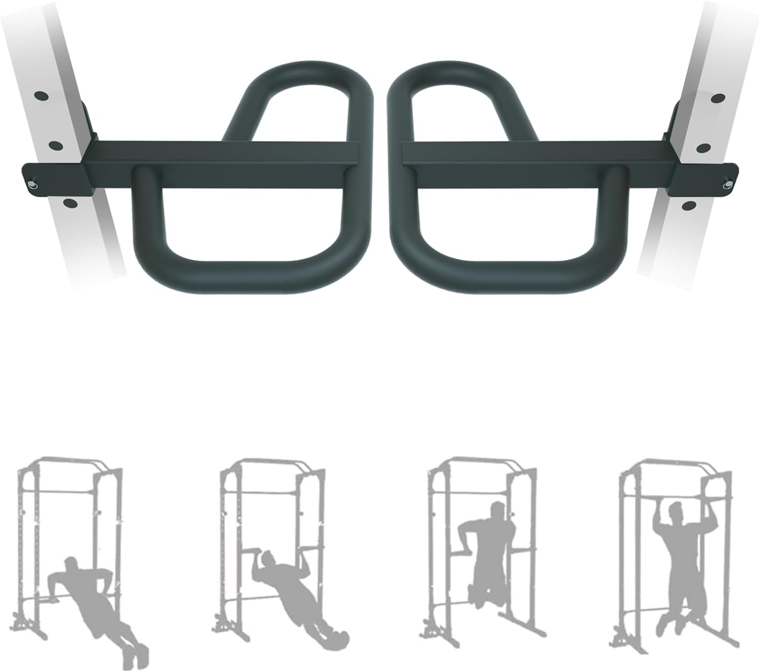 Improve Multi Grip Dip Bar Attachment for two” x 2″ Energy/Squat Rack – W…