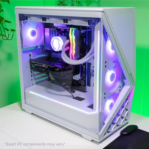 Image of iBUYPOWER Slate Gaming PC Desktop Computer AMD Ryzen 5 8400F CPU, NVIDIA GeForce RTX 5060 8GB GPU, 16GB DDR5 RGB 5200MHz RAM, 1TB NVMe SSD, Windows 11 Home, Gamer Keyboard and Mouse - SWA5N5601