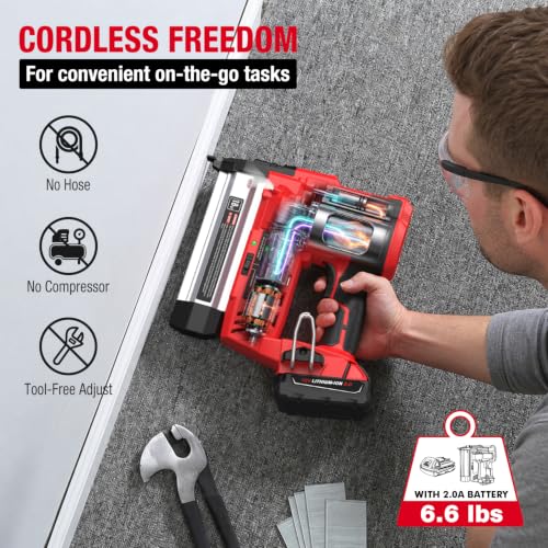 ReliaRoads 18V Cordless Brad Nailer