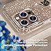Choiche Compatible for iPhone 16 Pro Max Case Women Phone Case, Cute Bling Sparkly, Military Grade Protection, 3 Diamond Camera Lens Covers, 2 Tempered Glass Protectors, 6.9 inch (Glitter Clear)