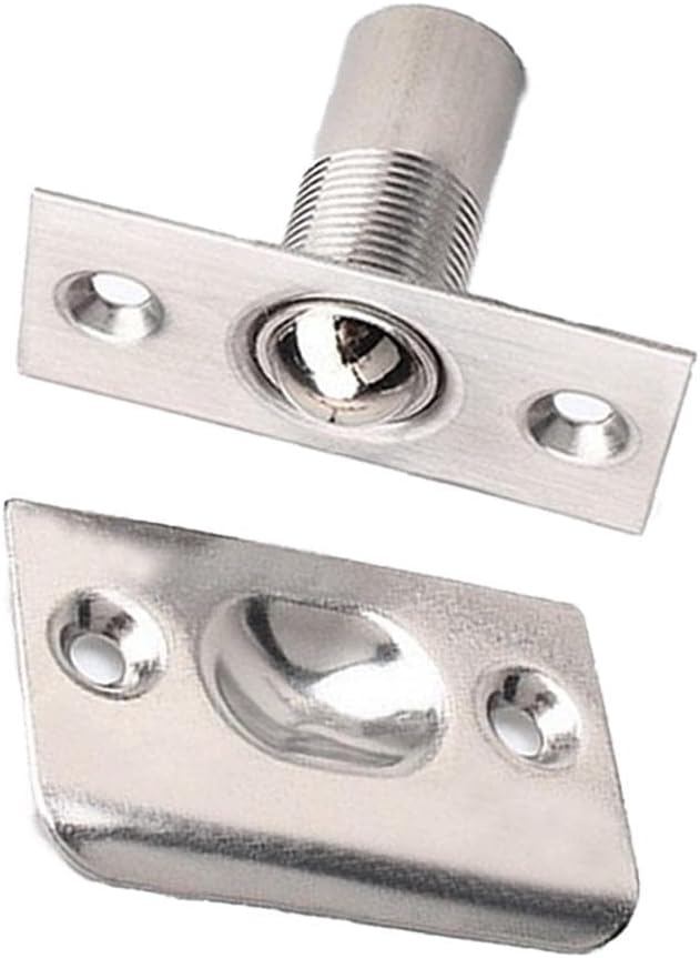Stainless Steel Roller Ball Catch Mortice Lock Door Cupboard Spring Latch Chrome