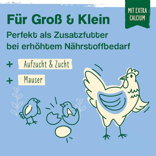 Foto von Ida Plus - MineralPlus - Futterkalk für Hühner - Premium MineralPlus - Mineralstoffe für Hühner & Vitaminmischung - Rundumversorgung - MineralPlus mit Kalzium - 1 kg