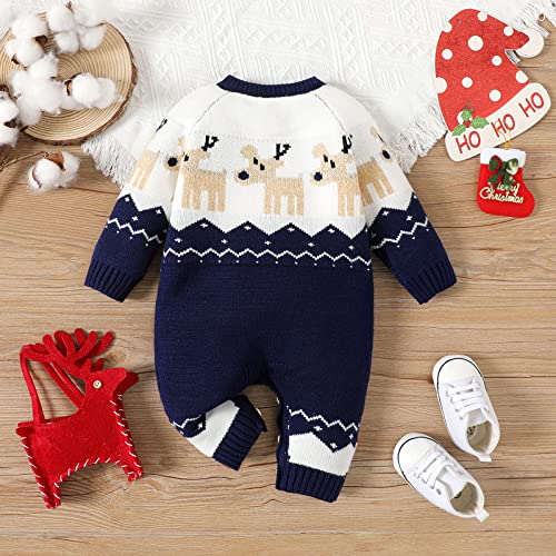 Baby Boy Christmas Sweater Pullover Outfit Toddler Sweater Girls Deer Christmas Sweater for Christmas Best Gift3