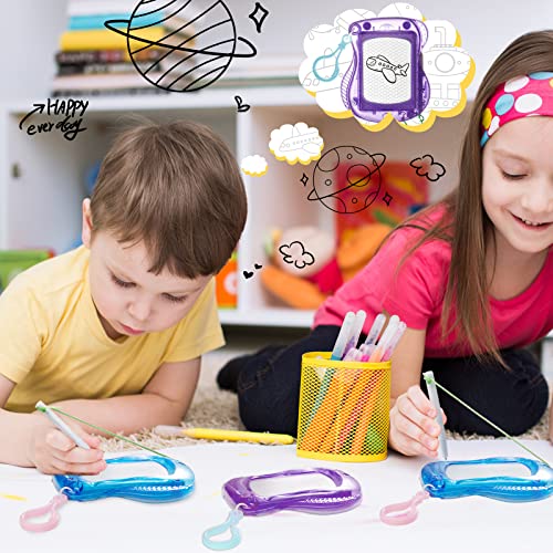 image for Outus 24 Pcs Mini Magnetic Drawing Boards Doodle Board for Kids Backpa