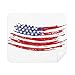 Bend Stars and Stripes America Country Flag Cleaning Cloth Screen Cleaner 2pcs Suede Fabric