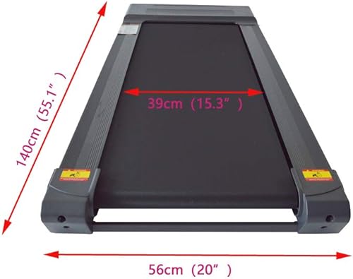 Miniatura 3 de EQCOTWEA Caminadora eléctrica para el hogar, silenciosa, silenciosa, caminadora para caminar y correr, mini portátil, para debajo del escritorio,