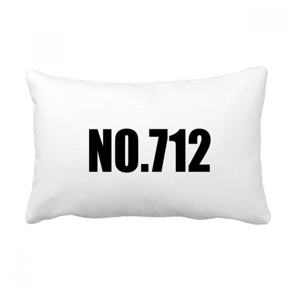 Oreiller lombaire de décoration multicolore motif No.712 Chanceux pour salon