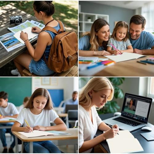 Carnets vierges colorés A5 pour ne plus jamais manquer de pages