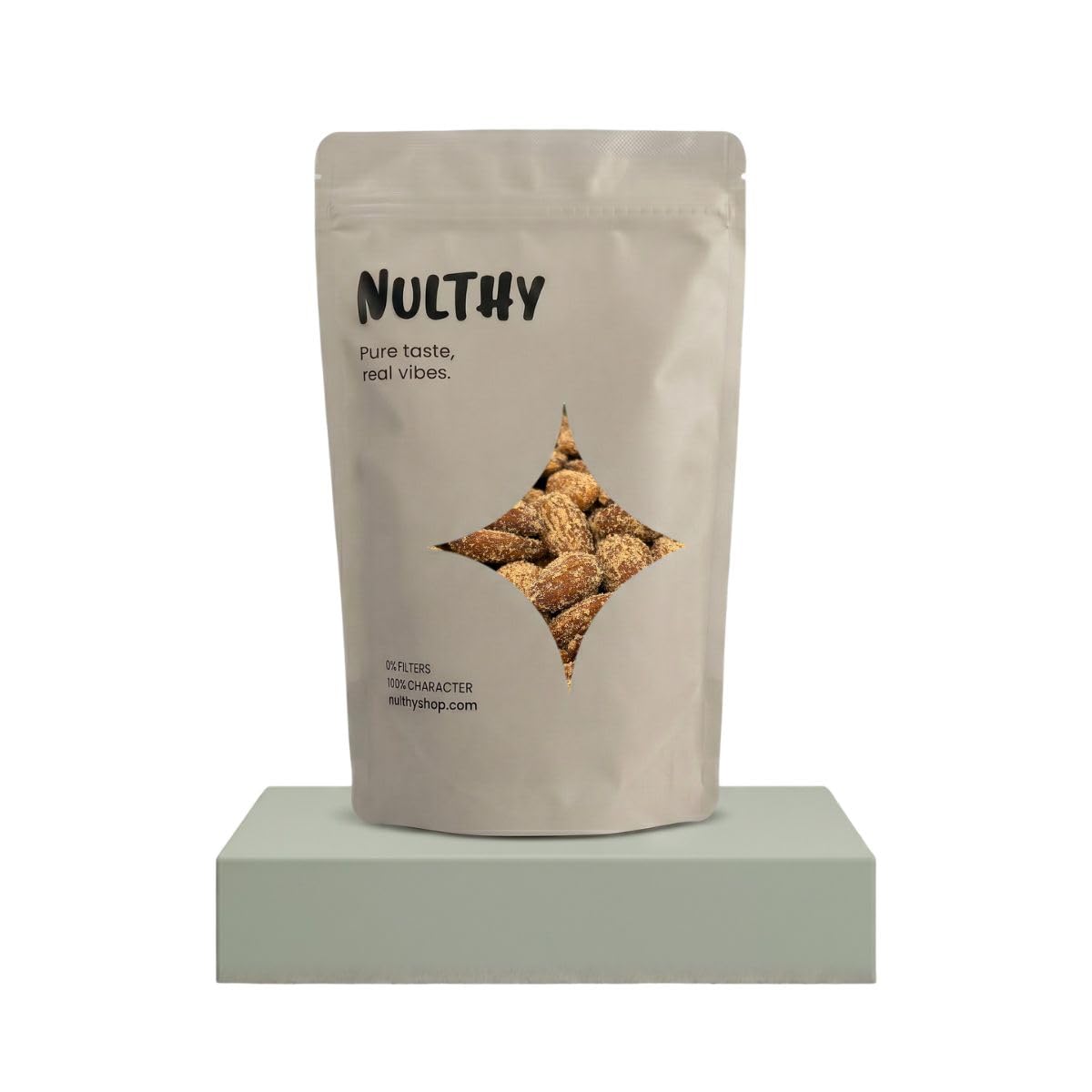 NULTHY 1kg - Almendra Tostada Ahumada, Snack Gourmet, Sabor Intenso, Aperitivo Crujiente
