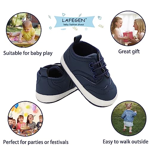 Lafegen Baby Boys Girls Classic Pu Leather Loafers Soft Sole Oxford Dress Shoes First Walking Flat Moccasins Casual Sneaker thumb #4