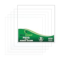 Vista 9 de Hoja de plástico transparente – Hoja de plexiglás transparente Panel de acrílico fino – Hoja de plástico flexible, reemplazo de vidrio para marco