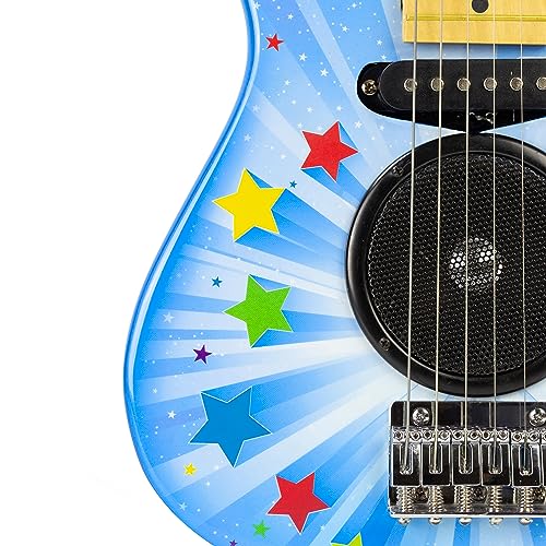 Music Alley SuperKit guitare électrique pour enfants de taille 1/4 avec ampli intégré, sac, sangle et leçons - Les Beatles, Paul McCartney, John Lennon, RIngo Starr, George Harrison Music Alley SuperKit guitare électrique pour enfants de taille 1/4 avec ampli intégré, sac, sangle et leçons – Image 6