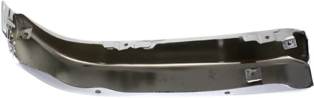 For Toyota Tacoma 1998 1999 2000 Bumper End Driver Side Front | Chrome | RWD/4WD | Replacement For TO1004165 | 5210304010