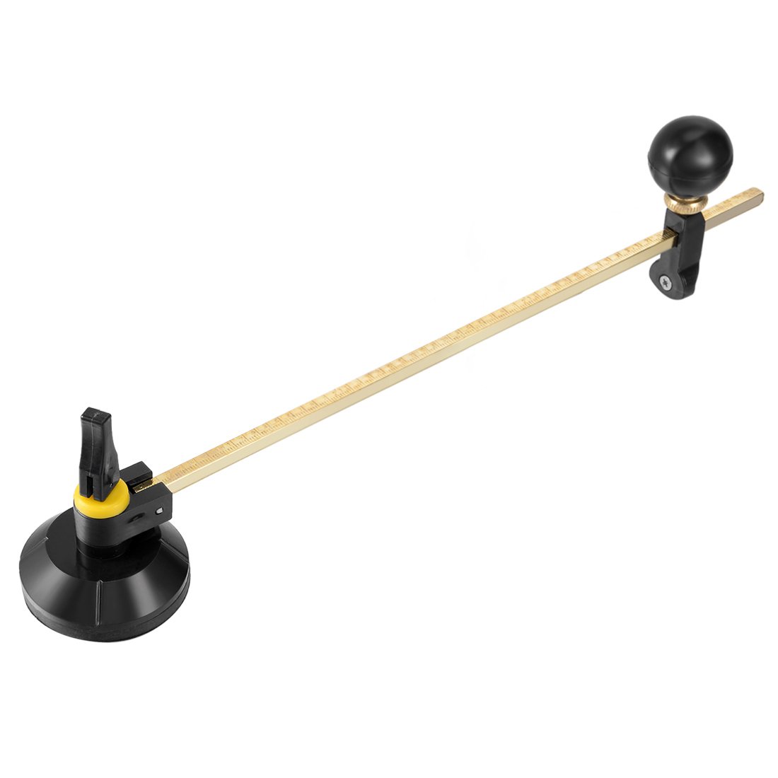 Sourcingmap 80cm Adjustable Compasses Type Glass Circle Circular Cutter with Suction Cup