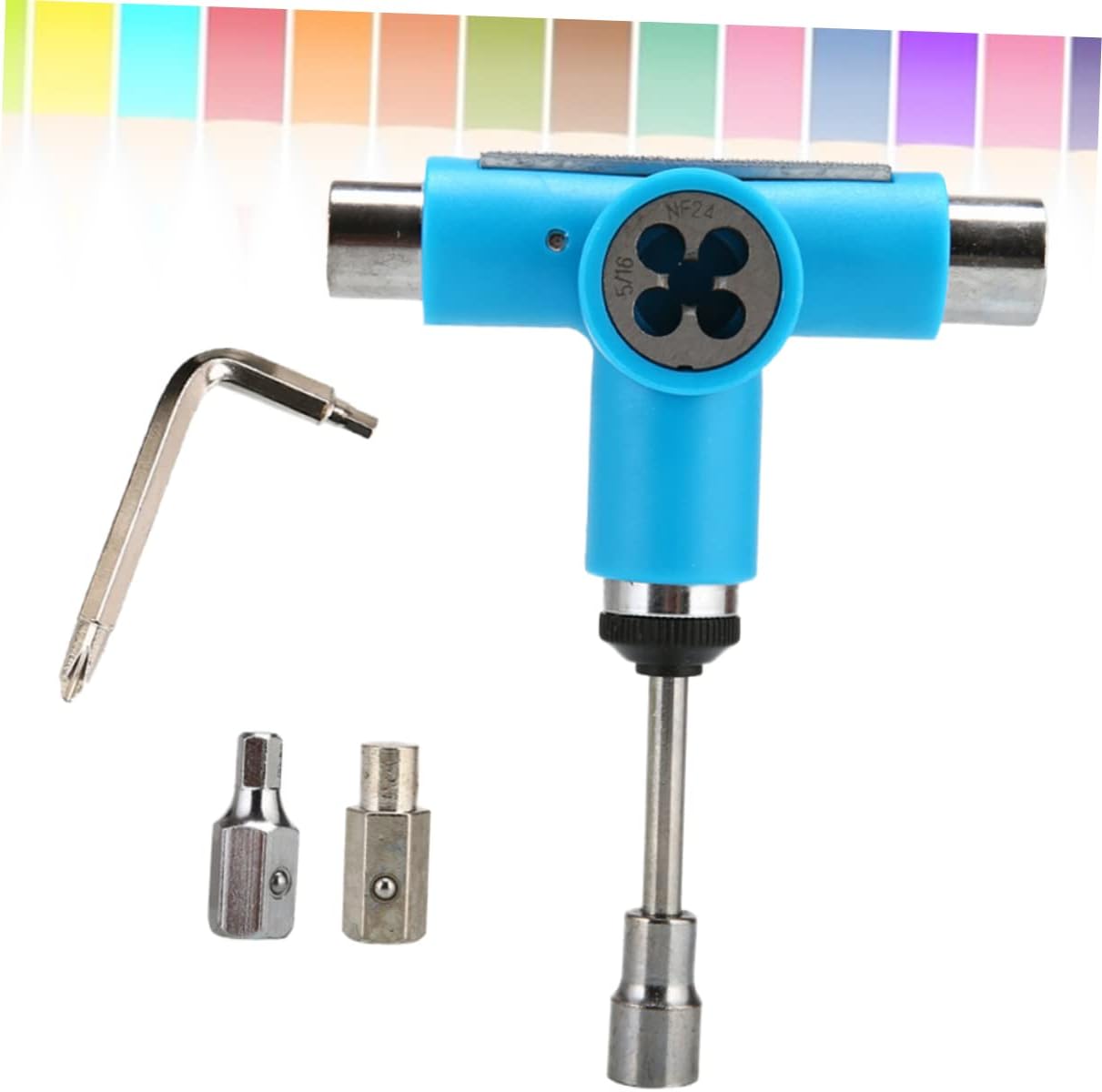 Portable Skate Tool Skate Board Multi-Function Skateboard t Tool All in One Skate Tool Skateboard Tool