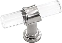 Vista 8 de Goldenwarm - Paquete de 5 tiradores de cajones de acrílico de 3 pulgadas, manijas doradas para gabinete de acrílico, tiradores de gabinete