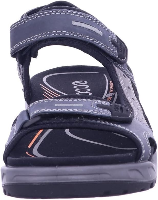 ECCO Men's Yucatan Sport Sandal, Marine Oil Nubuck, 9-9.5